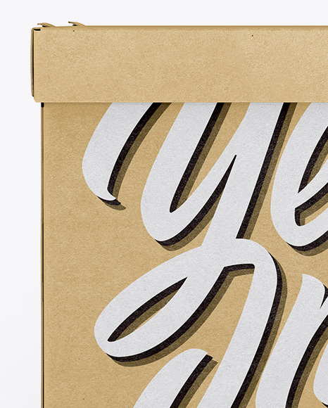 Kraft Box Mockup