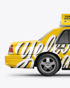 New York Taxi Mockup - Side View