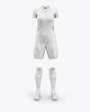 Women`s Full Soccer Kit Mockup