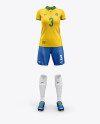 Women`s Full Soccer Kit Mockup