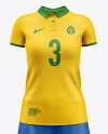 Women`s Full Soccer Kit Mockup