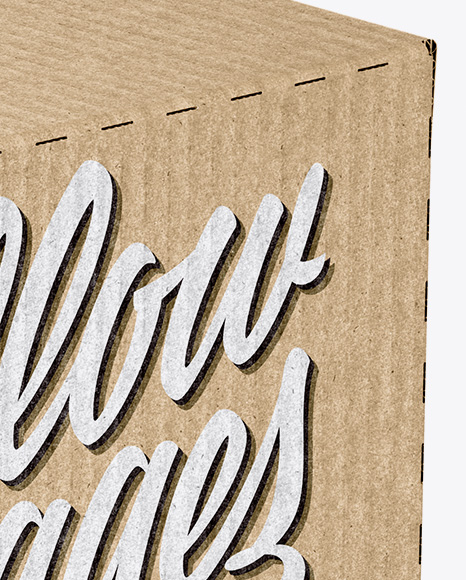 Kraft Paper Box Mockup