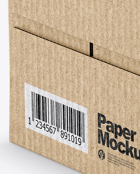 Kraft Paper Box Mockup