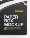 Paper Box Mockup