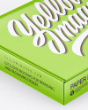 Glossy Paper Box Mockup