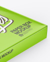 Glossy Paper Box Mockup