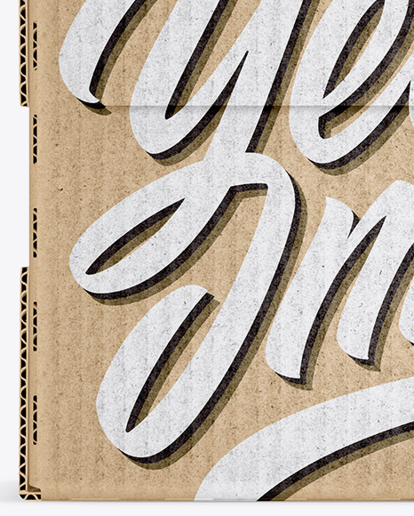 Kraft Paper Box Mockup