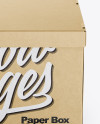 Kraft Box Mockup