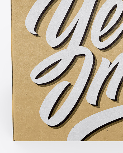 Kraft Box Mockup