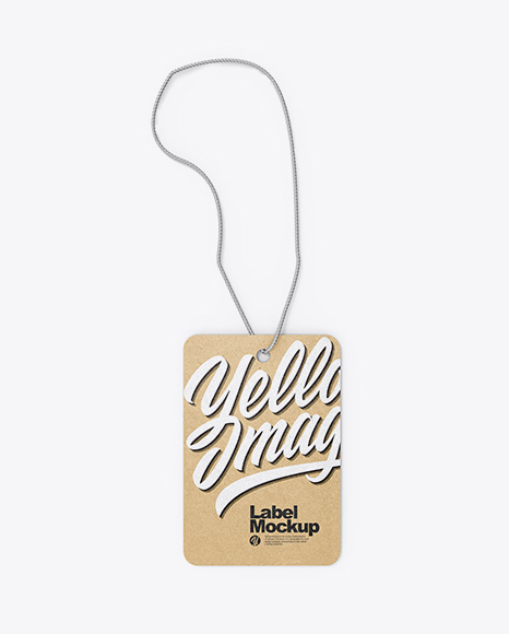 Kraft Label Mockup