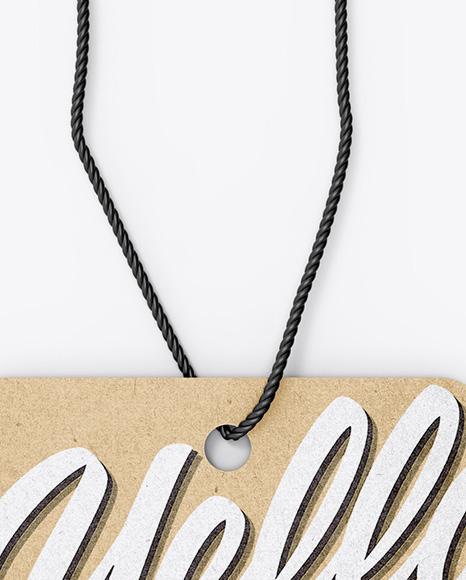 Kraft Label Mockup