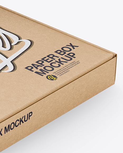 Kraft Paper Box Mockup