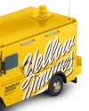 Foodtruck Mockup - Half Side View (High-Angle Shot)