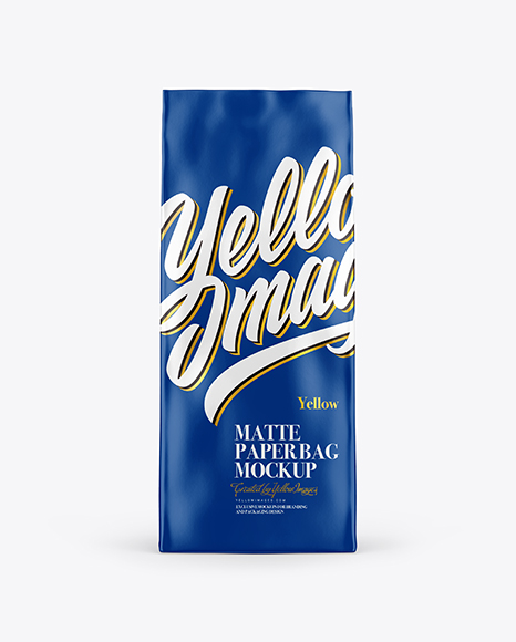 Matte Paper Bag Mockup