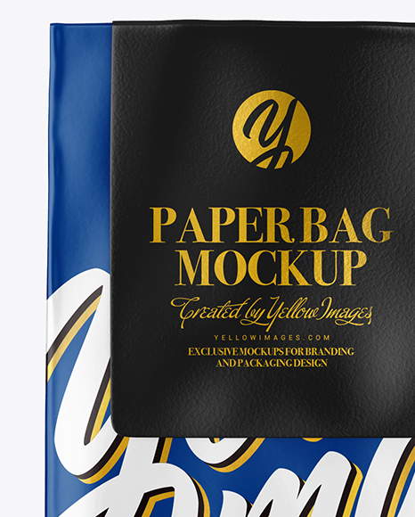 Matte Paper Bag Mockup