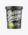 Matte Ice Cream Cup Mockup