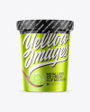 Metallized Ice Cream Cup Mockup