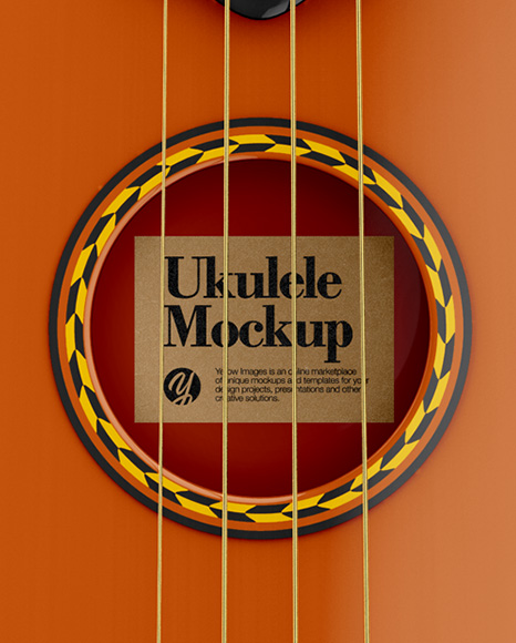 Glossy Ukulele Mockup