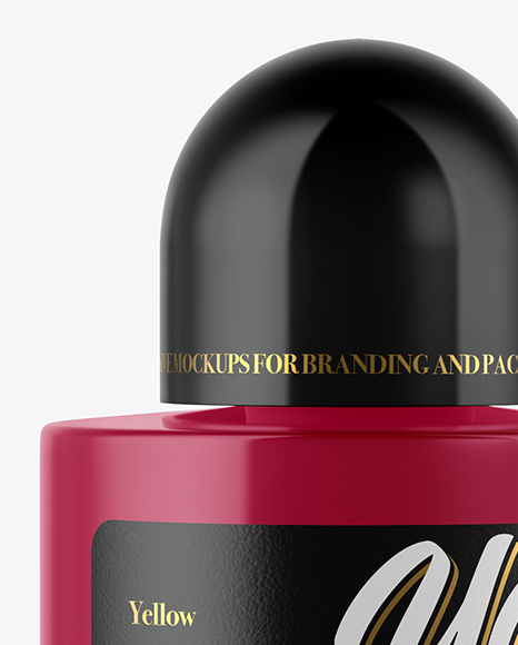Glossy Cosmetic Bottle Mockup Glossy Cosmetic Bottle Mockup