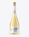 Clear Glass Lambrusco White Wine Bottle Mockup Clear Glass Lambrusco White Wine Bottle Mockup