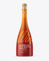 Clear Glass Lambrusco White Wine Bottle Mockup Clear Glass Lambrusco White Wine Bottle Mockup