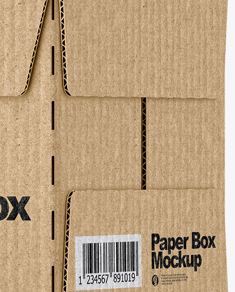 Kraft Paper Box Mockup