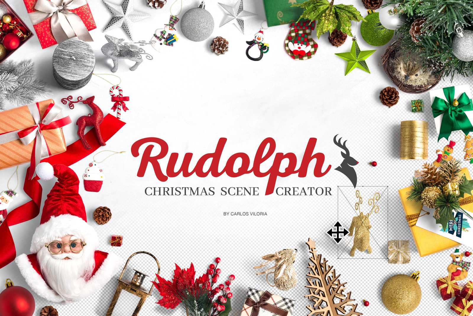 Rudolph Christmas Scene Creator