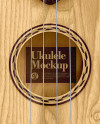 Wooden Ukulele Mockup