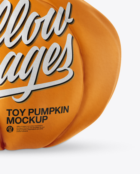 Toy Pumpkin Mockup