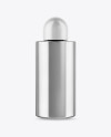 Metallic Cosmetic Bottle Mockup