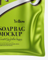 Matte Metallic Soap Bag Mockup