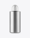 Matte Metallic Cosmetic Bottle Mockup