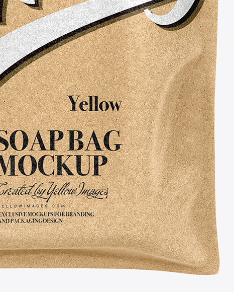 Kraft Soap Bag Mockup