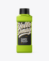 Metallic Plastic Bottle Mockup