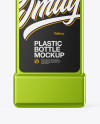 Metallic Plastic Bottle Mockup