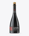 Green Glass Lambrusco Red Wine Bottle Mockup Green Glass Lambrusco Red Wine Bottle Mockup