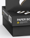 Two Paper Boxes - Half Side View