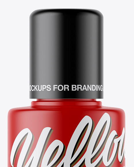 Matte Cosmetic Bottle Mockup