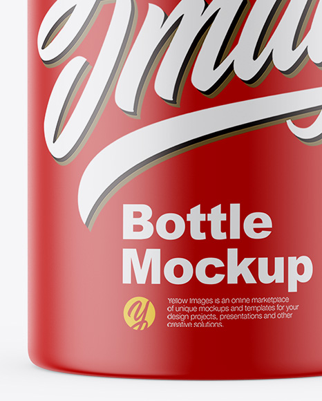 Matte Cosmetic Bottle Mockup