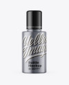 Matte Metallic Cosmetic Bottle Mockup