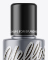 Matte Metallic Cosmetic Bottle Mockup