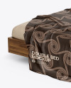 Wooden Double Bed Mockup