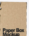 Kraft Paper Box Mockup