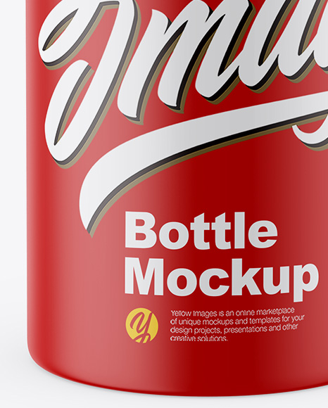 Matte Cosmetic Bottle Mockup