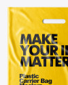 Plastic Carrier Bag Mockup