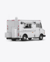 Foodtruck Mockup - Back Half Side View