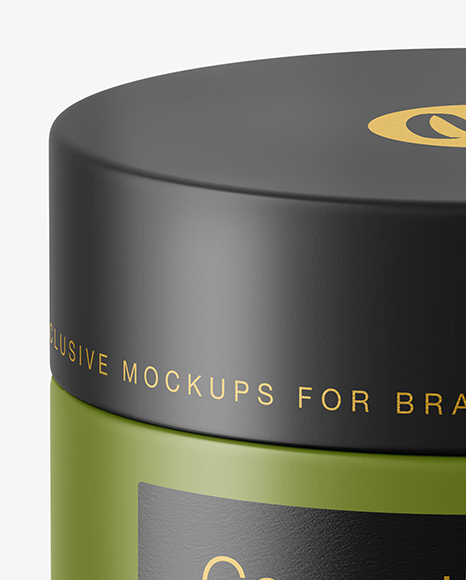 Matte Cosmetic Jar Mockup Matte Cosmetic Jar Mockup
