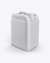 Textured Plastic Jerry Can Mockup