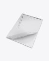 Glossy Notebook w/ Pen Mockup