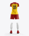 Women’s Full Soccer Kit mockup (Back View)